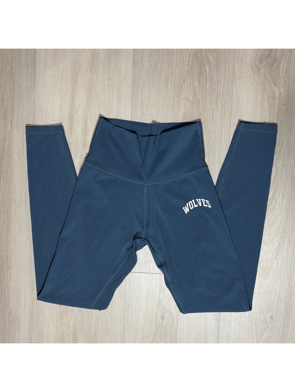 Darc Sport SHE Wolves Leggings Womens S Blue High Rise Gym Limited Edition